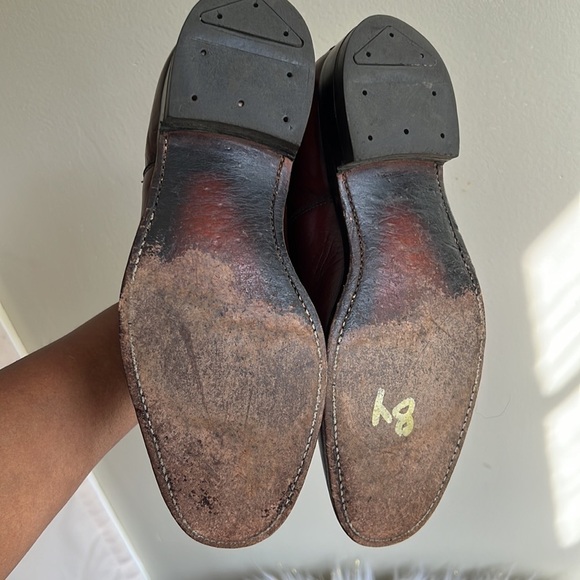 Crown Imperial brown leather shoes 9D main image 7